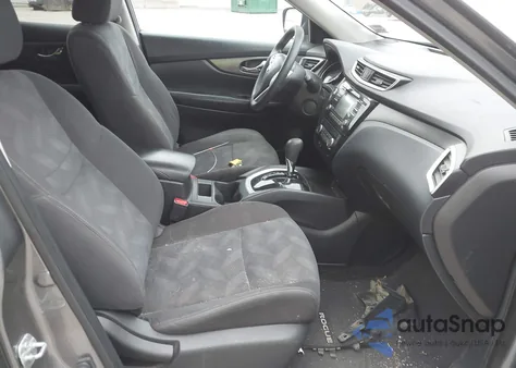 2016 Nissan Rogue Sv из США, поврежденный, VIN KNMAT2MV1GP650048